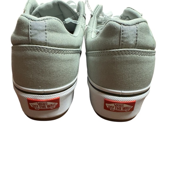 Women's Vans Seldan Platform S Canvas Stone Green Gray 11 Walking Skateboard - Picture 6 of 7